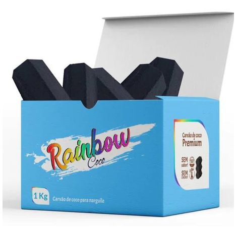 CARVÃO RAINBOW 1KG JUMBO