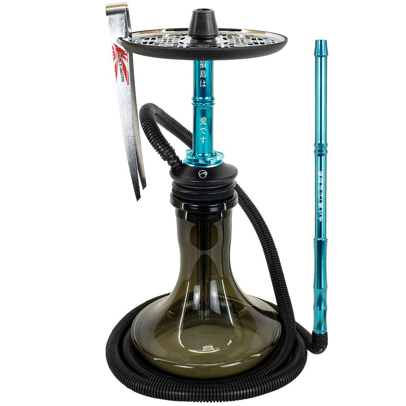 NARGUILE SULTAN TEMPLE SKMT COMPLETO AZUL E FUME