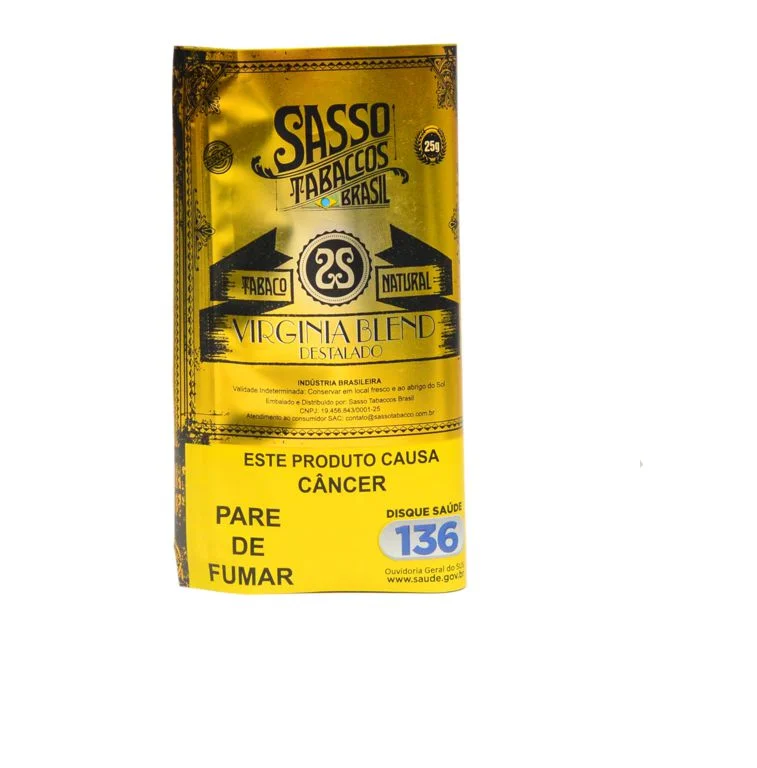 Tabaco Sasso Virginia Blend - 25g (Dourado)